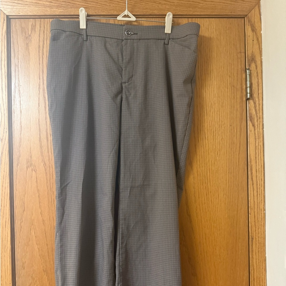 Lee Women’s  Brown Patterned Dress Pants